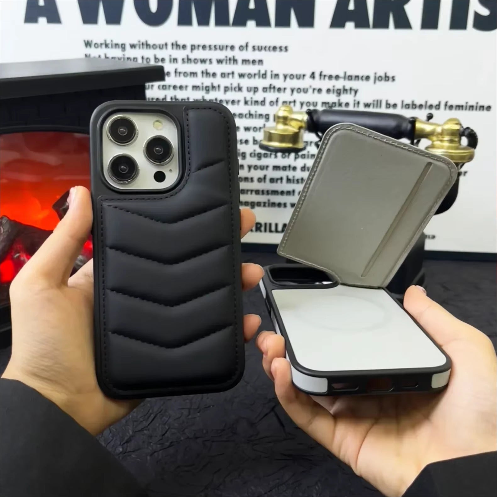 Premium Apple iPhone Hülle, MagSafe-kompatibel, Kameraobjektiv- und Bildschirmschutz, ultra dünn, stoßfest, magnetisch, vollständiger Rundumschutz, vollständige Metall-Schutzhülle