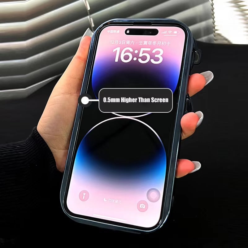 Premium Apple iPhone Hülle, MagSafe-kompatibel, Kameraobjektiv- und Bildschirmschutz, ultra dünn, stoßfest, magnetisch, vollständiger Rundumschutz, vollständige Metall-Schutzhülle