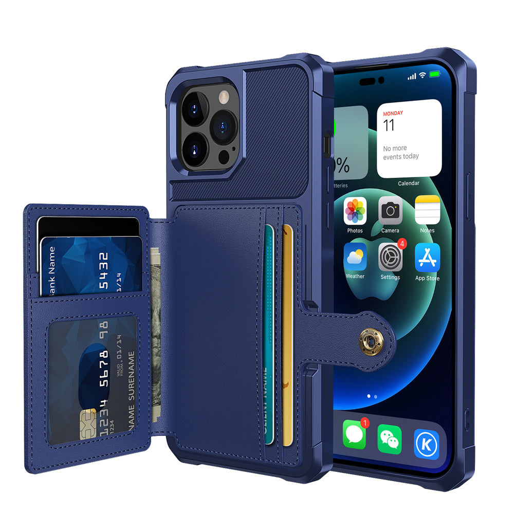 Premium Magnetic Wallet iPhone Case – Stand, Card Slot, Anti-Drop Protection, Stylish & Durable Cover | Case for iPhone