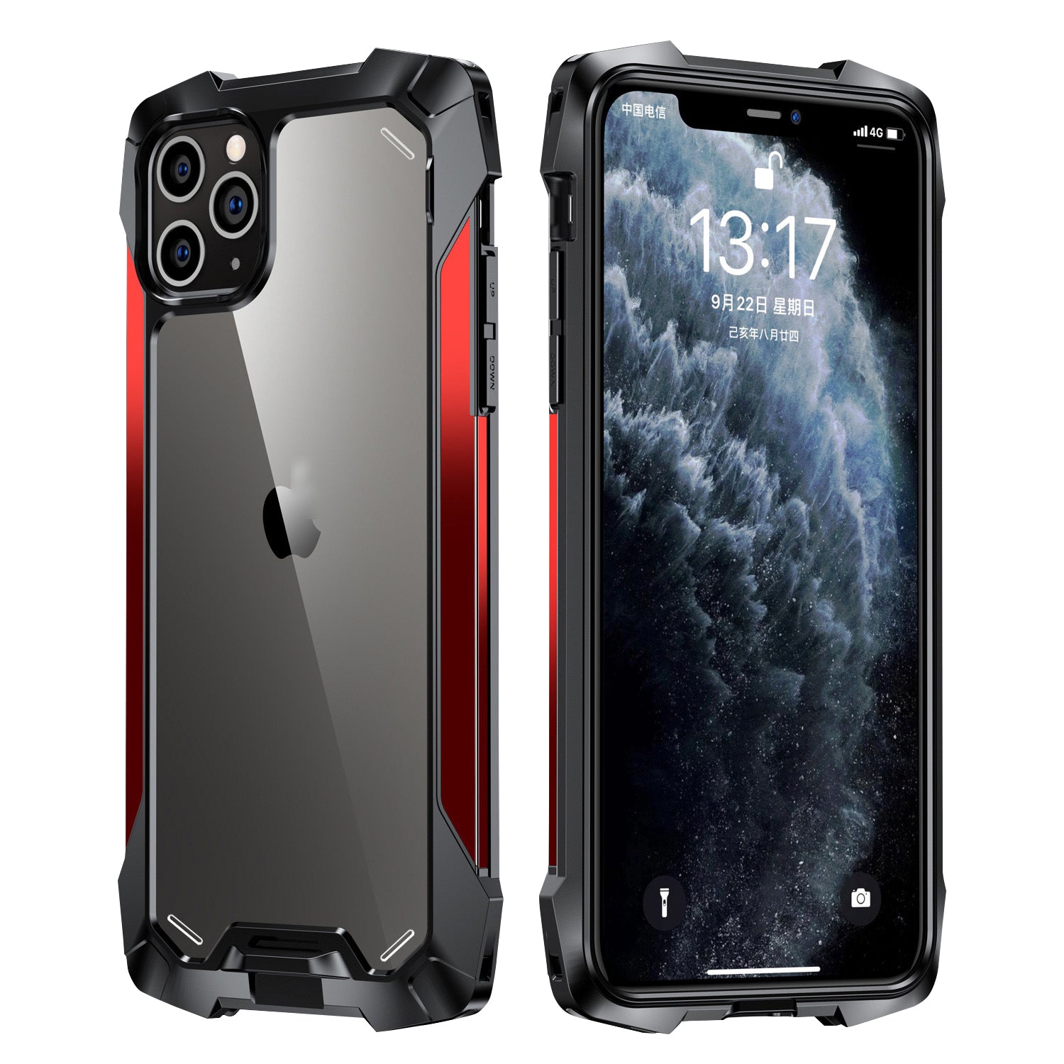 R-Just Silicone Airbag Shockproof Phone Case – Transparent Armor Cover, Rugged Protection, Anti-Drop, Durable & Secure for iPhone Models