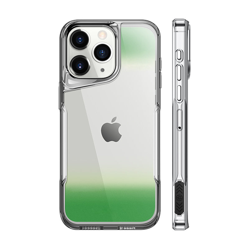 Luxury Plating Soft Rubber Case - High-Transparency Back, Lens Protection, Shockproof Border Design | Case for iPhone