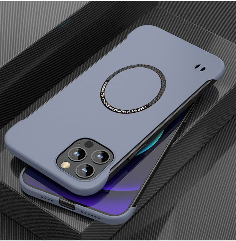 Ultra-Thin for iPhone Premium Shockproof, Slim Borderless Design, Water-Resistant Clear Protective Cover with MagSafe