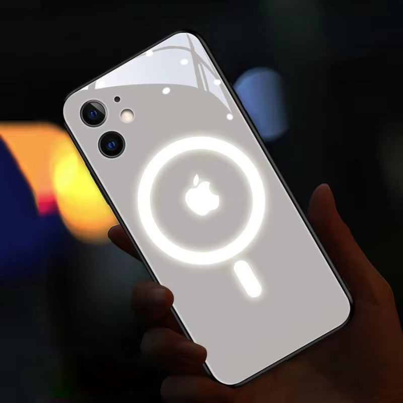 Premium Apple iPhone Hülle, MagSafe-kompatibel, Kameraobjektiv- und Bildschirmschutz, ultra dünn, stoßfest, magnetisch, vollständiger Rundumschutz, vollständige Metall-Schutzhülle