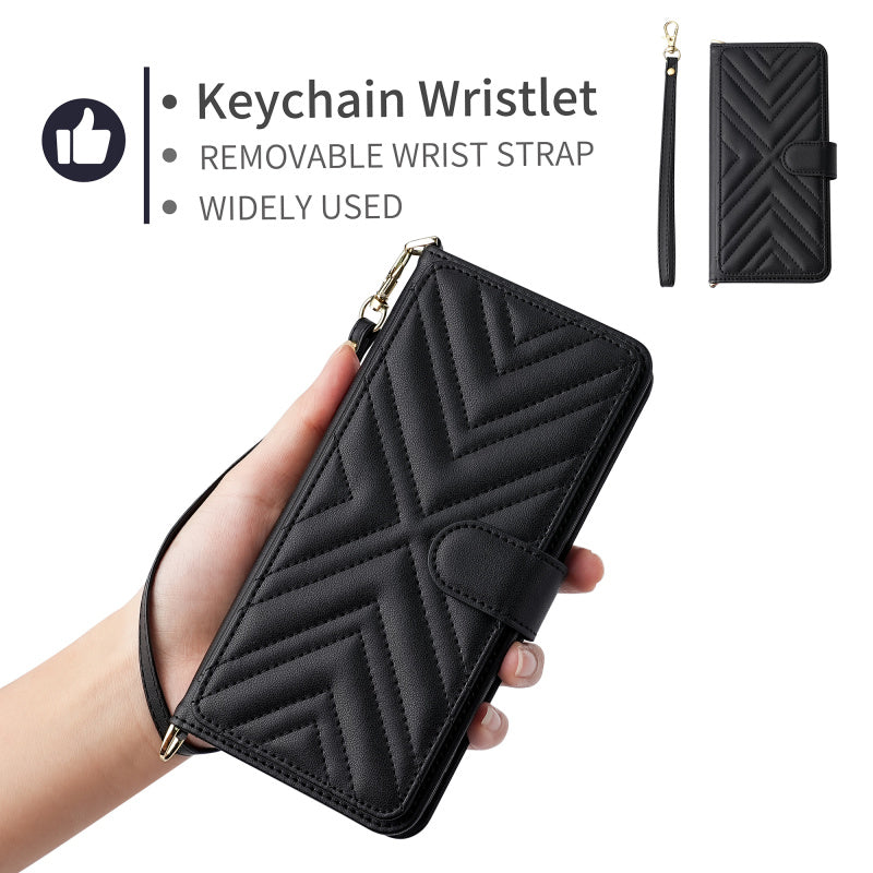 Luxury Crossbody Wallet Phone Case – Fashion Shoulder Strap, Magnetic Closure, Card Holder, and Premium Protection for iPhone