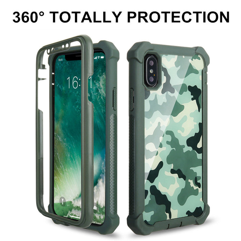 Transparent Hybrid Rugged Phone Case – Anti-Shock Doom Armor Cover for iPhone Models, Durable and Protective Design