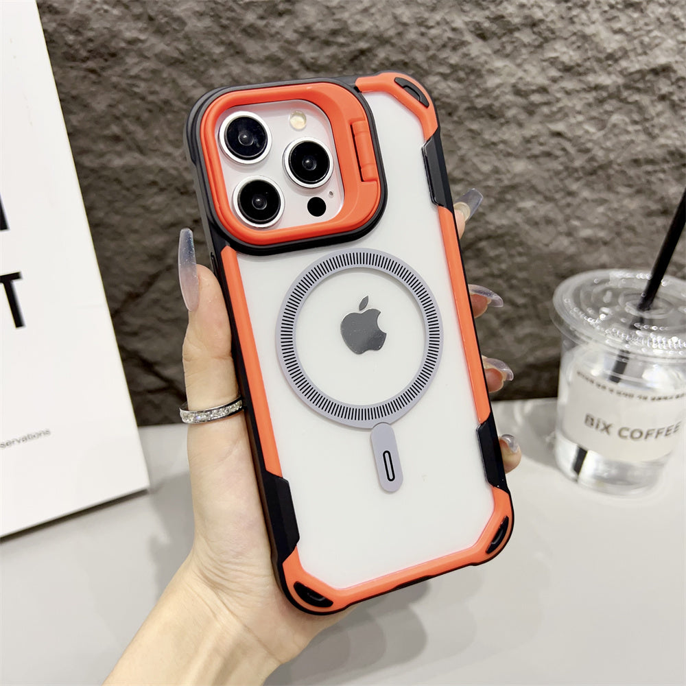 Luxury Shockproof Armor Case - Transparent MagSafe Cover, Wireless Charging Compatible, Durable & Protective Design | Case for iPhone