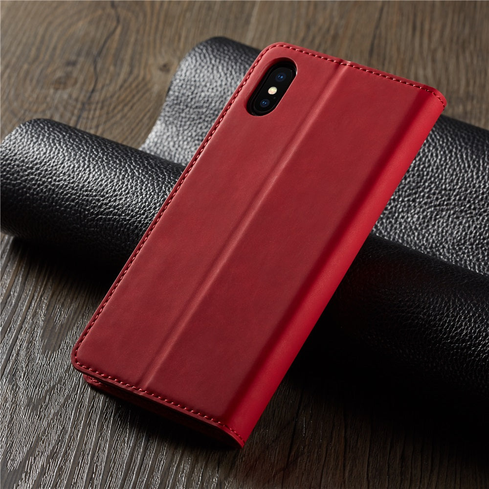 Thin Suede Leather Wallet Case – Flip Cover with Strong Magnet, Card Holder, and Premium Protection for iPhone Models