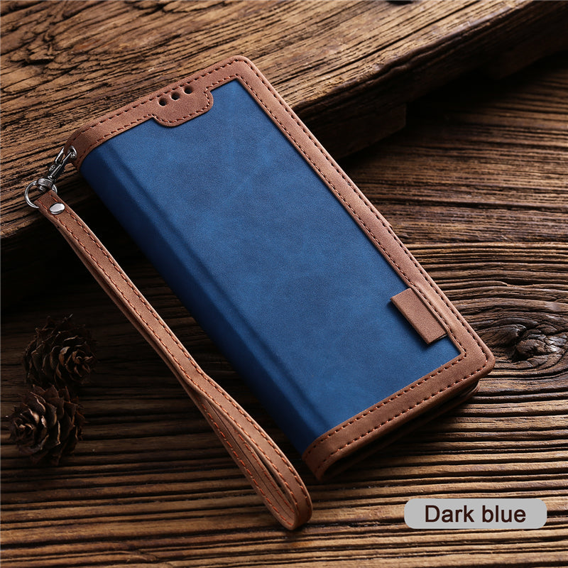 Luxury Leather Flip Case – Premium Wallet Cover, Magnetic Closure, Card Slots, Shockproof Protection, Elegant Design for iPhone