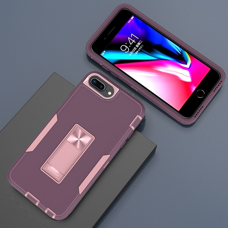 Shockproof Kickstand Case – Magnetic Holder Adsorption Cover for iPhone Models, Durable and Protective Design