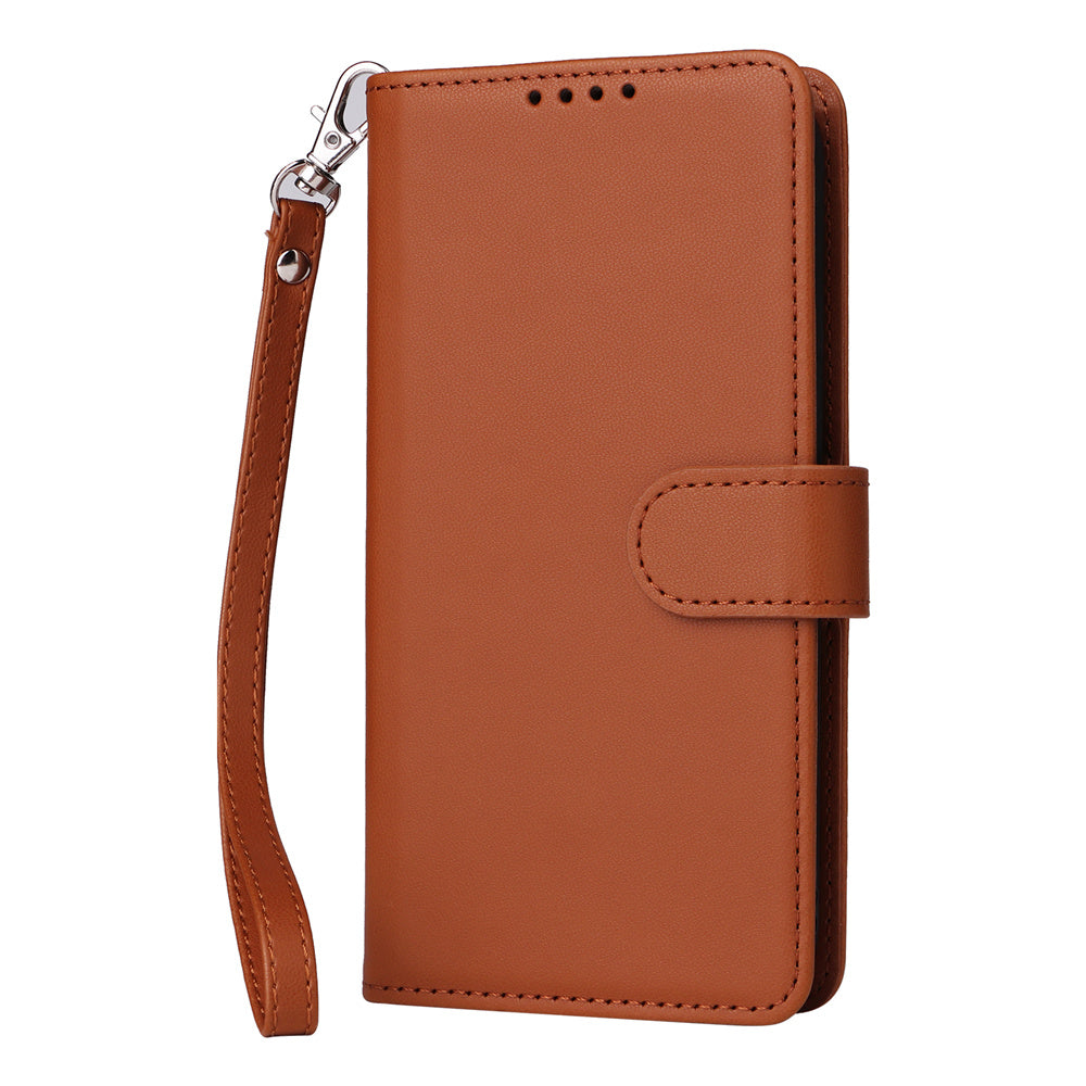 Luxury 2-in-1 Detachable Wallet Case – Magnetic Leather Folio, Card Holder, Kickstand, Secure Clasp, Stylish & Durable Protection