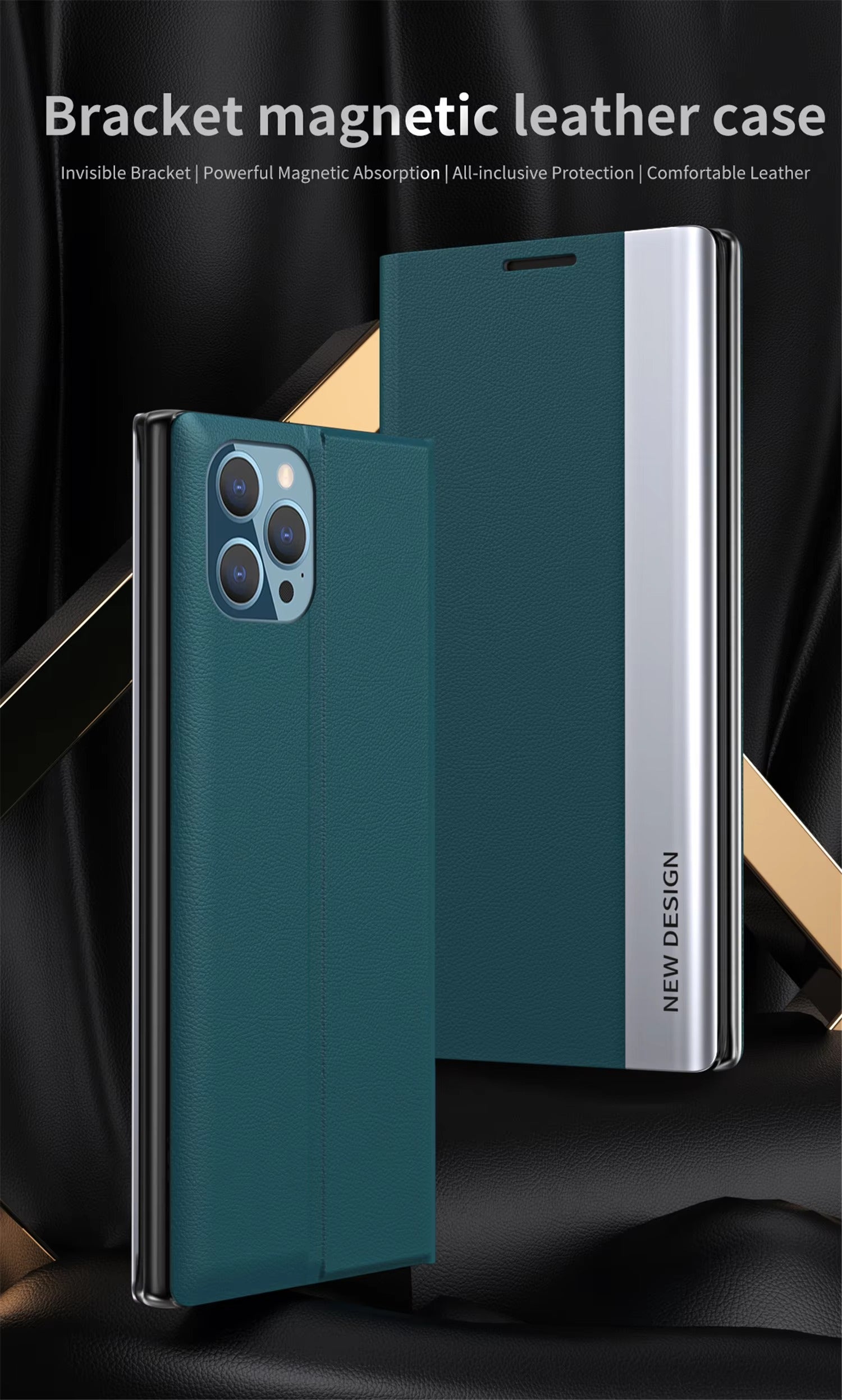 Premium Apple iPhone Hülle, MagSafe-kompatibel, Kameraobjektiv- und Bildschirmschutz, ultra dünn, stoßfest, magnetisch, vollständiger Rundumschutz, vollständige Metall-Schutzhülle
