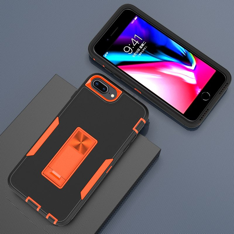 Shockproof Kickstand Case – Magnetic Holder Adsorption Cover for iPhone Models, Durable and Protective Design