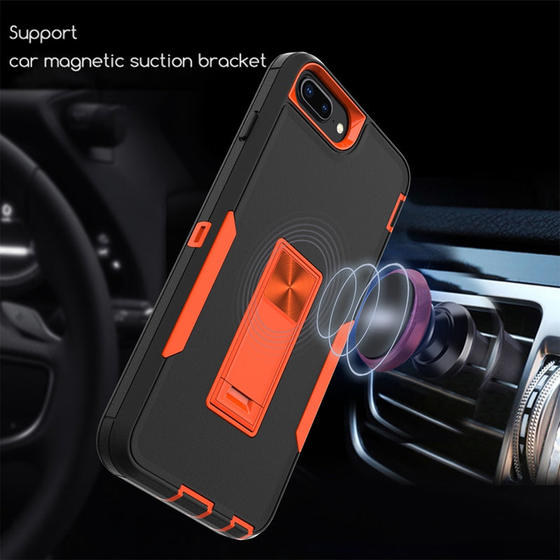 Shockproof Kickstand Case – Magnetic Holder Adsorption Cover for iPhone Models, Durable and Protective Design