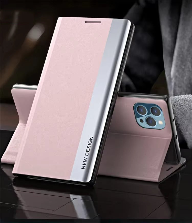 Premium Apple iPhone Hülle, MagSafe-kompatibel, Kameraobjektiv- und Bildschirmschutz, ultra dünn, stoßfest, magnetisch, vollständiger Rundumschutz, vollständige Metall-Schutzhülle