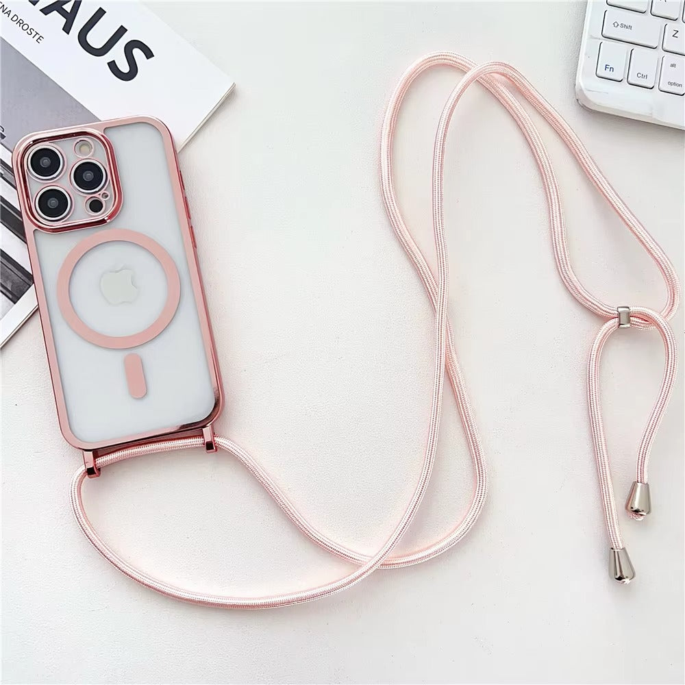 Premium Apple iPhone Hülle, MagSafe-kompatibel, Kameraobjektiv- und Bildschirmschutz, ultra dünn, stoßfest, magnetisch, vollständiger Rundumschutz, vollständige Metall-Schutzhülle