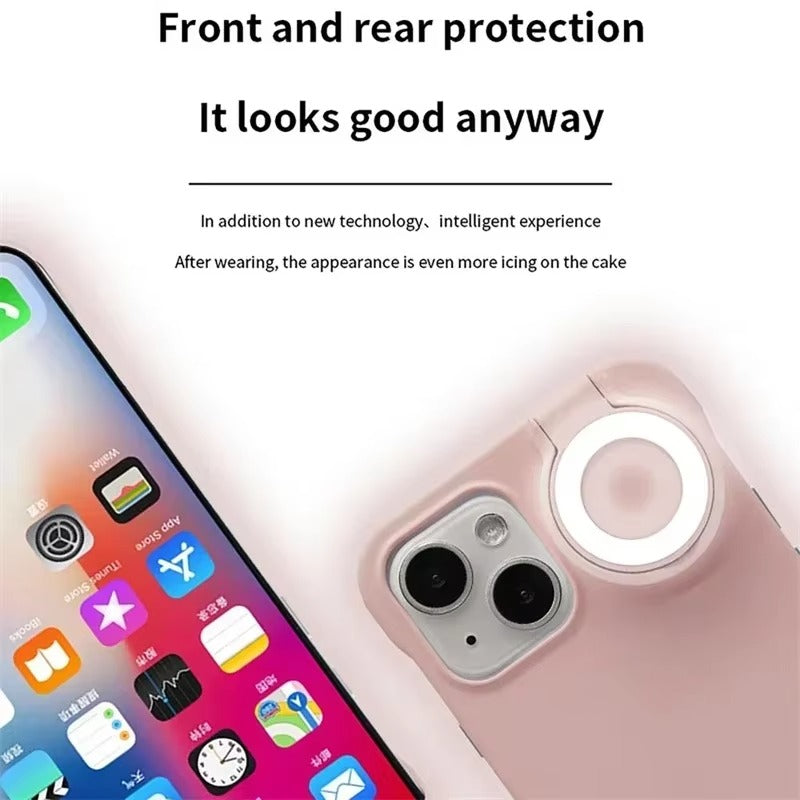 Premium Apple iPhone Hülle, MagSafe-kompatibel, Kameraobjektiv- und Bildschirmschutz, ultra dünn, stoßfest, magnetisch, vollständiger Rundumschutz, vollständige Metall-Schutzhülle