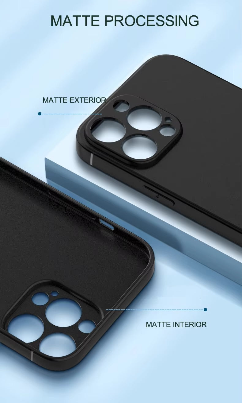 Premium Apple iPhone Hülle, MagSafe-kompatibel, Kameraobjektiv- und Bildschirmschutz, ultra dünn, stoßfest, magnetisch, vollständiger Rundumschutz, vollständige Metall-Schutzhülle
