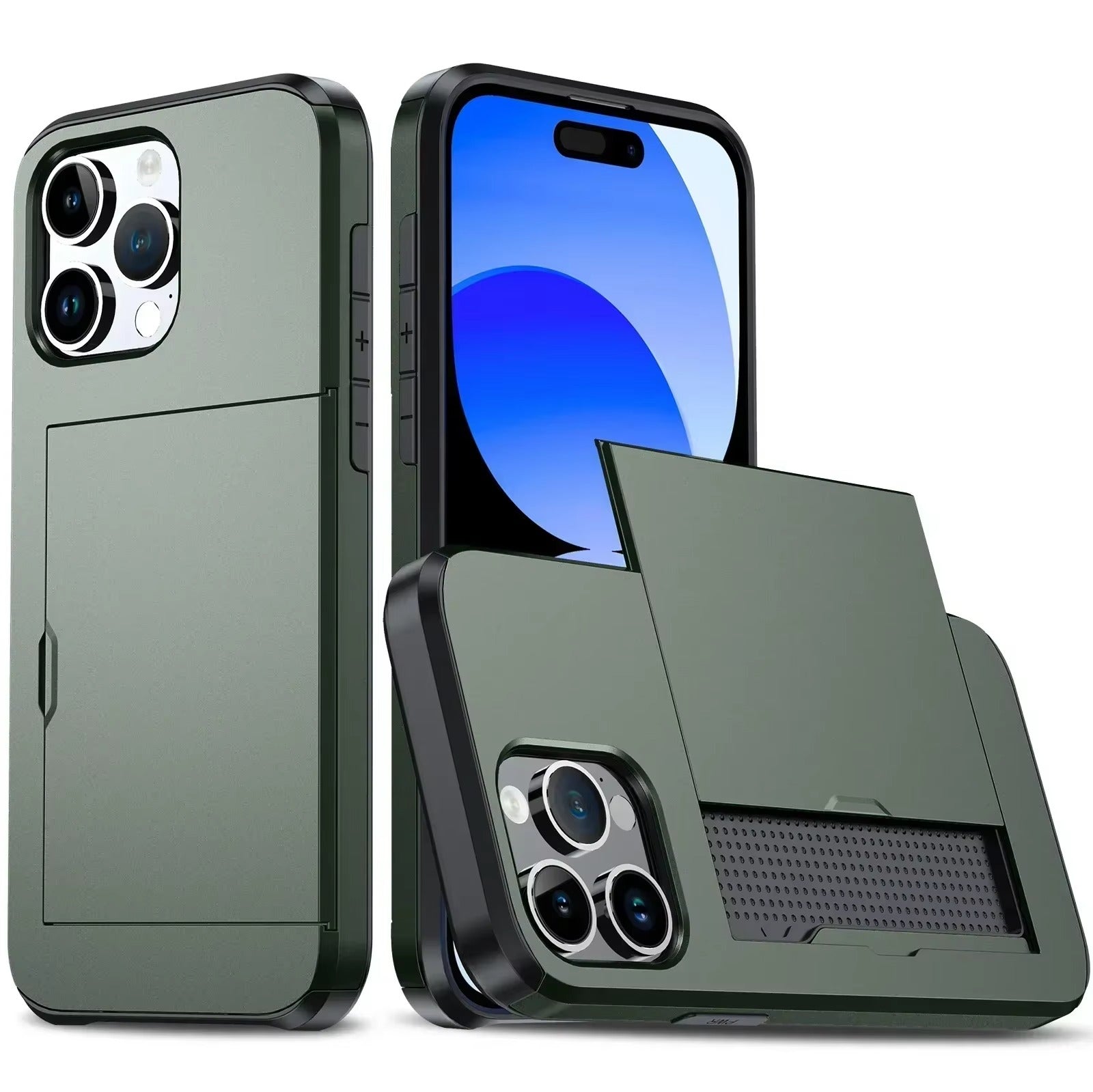 Premium Apple iPhone Hülle, MagSafe-kompatibel, Kameraobjektiv- und Bildschirmschutz, ultra dünn, stoßfest, magnetisch, vollständiger Rundumschutz, vollständige Metall-Schutzhülle