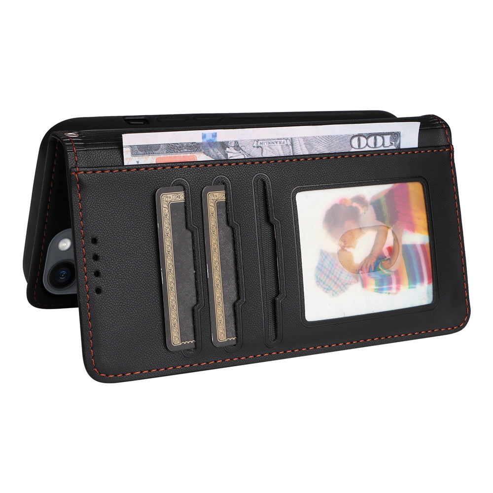 Luxury 2-in-1 Detachable Wallet Case – Magnetic Leather Folio, Card Holder, Kickstand, Secure Clasp, Stylish & Durable Protection