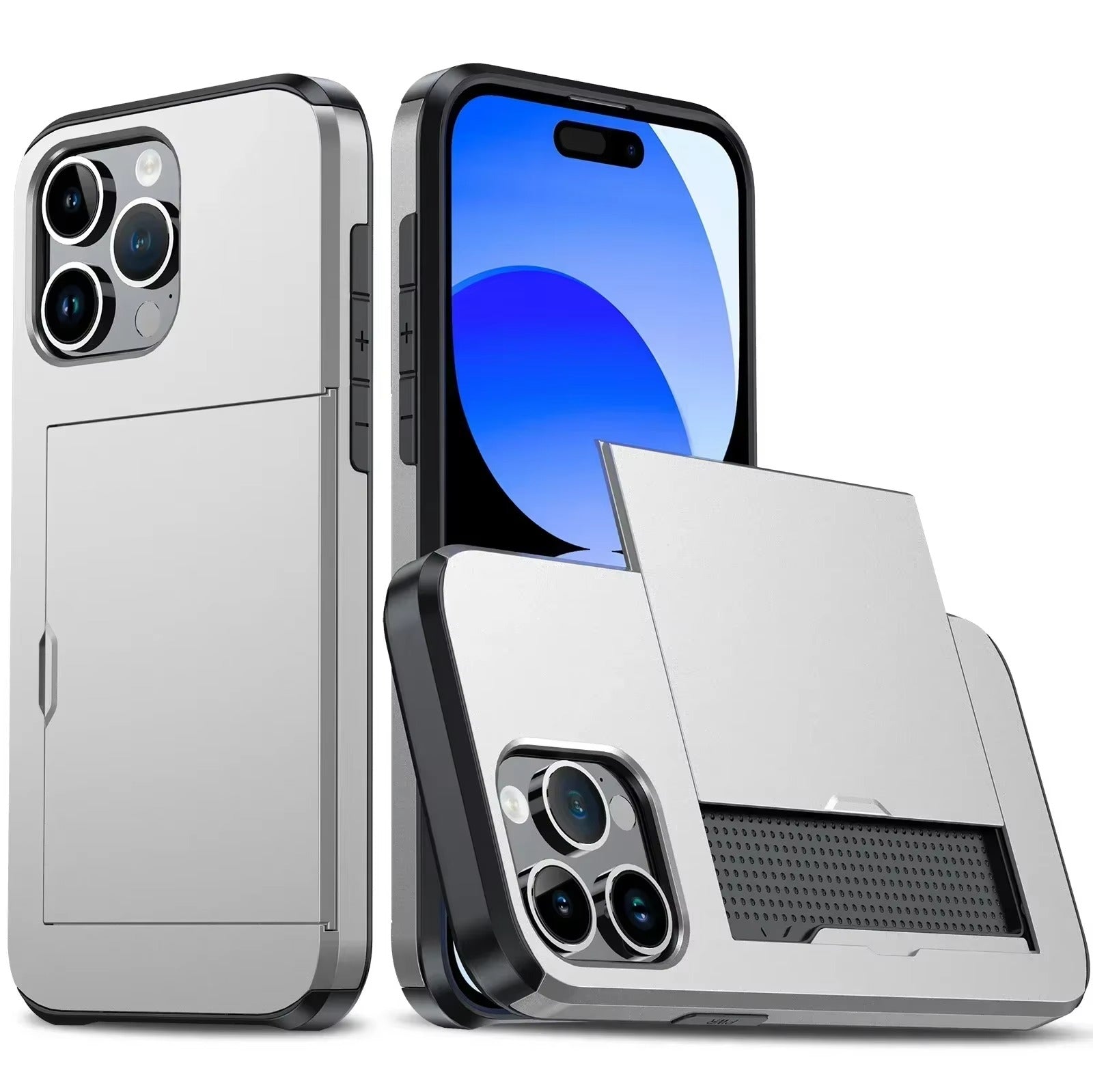 Premium Apple iPhone Hülle, MagSafe-kompatibel, Kameraobjektiv- und Bildschirmschutz, ultra dünn, stoßfest, magnetisch, vollständiger Rundumschutz, vollständige Metall-Schutzhülle