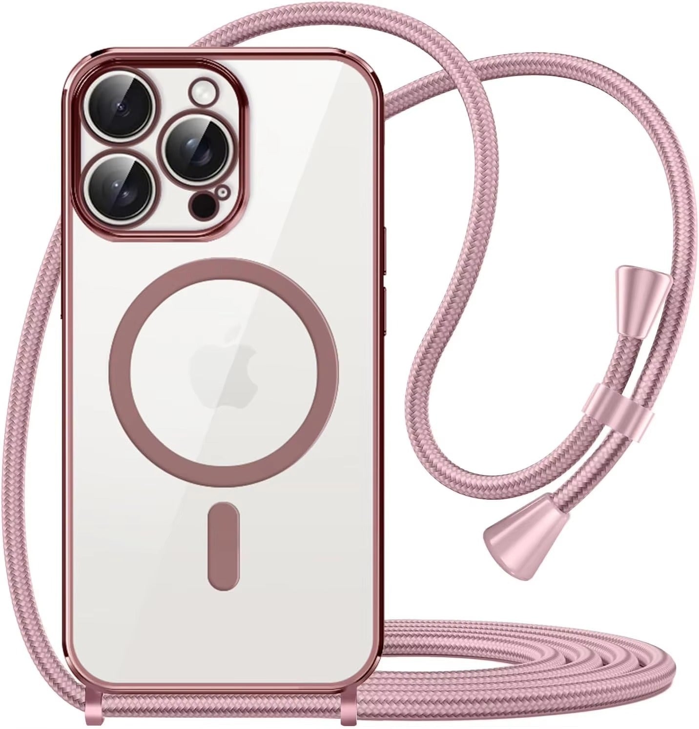 Premium Apple iPhone Hülle, MagSafe-kompatibel, Kameraobjektiv- und Bildschirmschutz, ultra dünn, stoßfest, magnetisch, vollständiger Rundumschutz, vollständige Metall-Schutzhülle