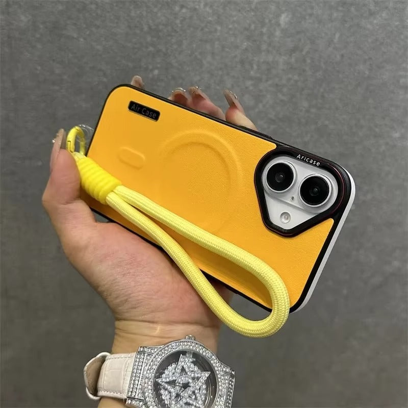 Premium Apple iPhone Hülle, MagSafe-kompatibel, Kameraobjektiv- und Bildschirmschutz, ultra dünn, stoßfest, magnetisch, vollständiger Rundumschutz, vollständige Metall-Schutzhülle