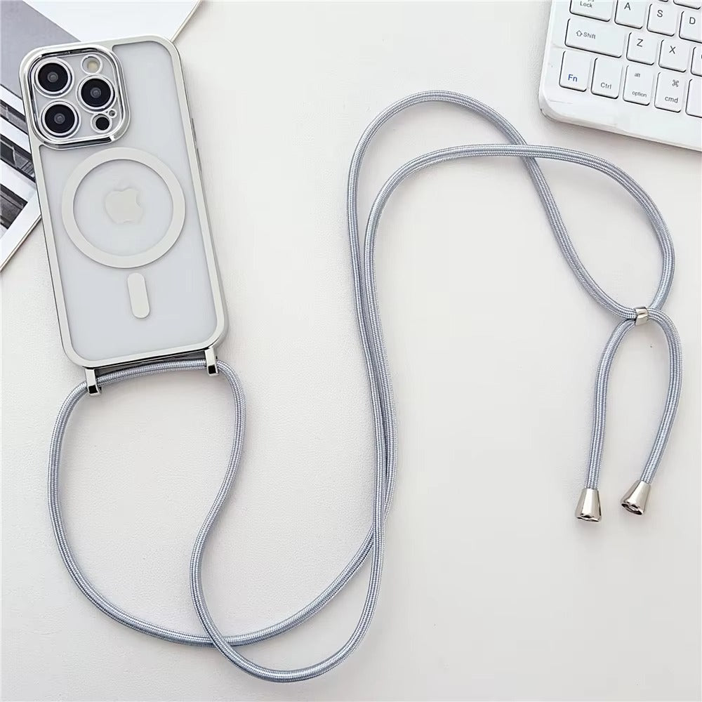 Premium Apple iPhone Hülle, MagSafe-kompatibel, Kameraobjektiv- und Bildschirmschutz, ultra dünn, stoßfest, magnetisch, vollständiger Rundumschutz, vollständige Metall-Schutzhülle