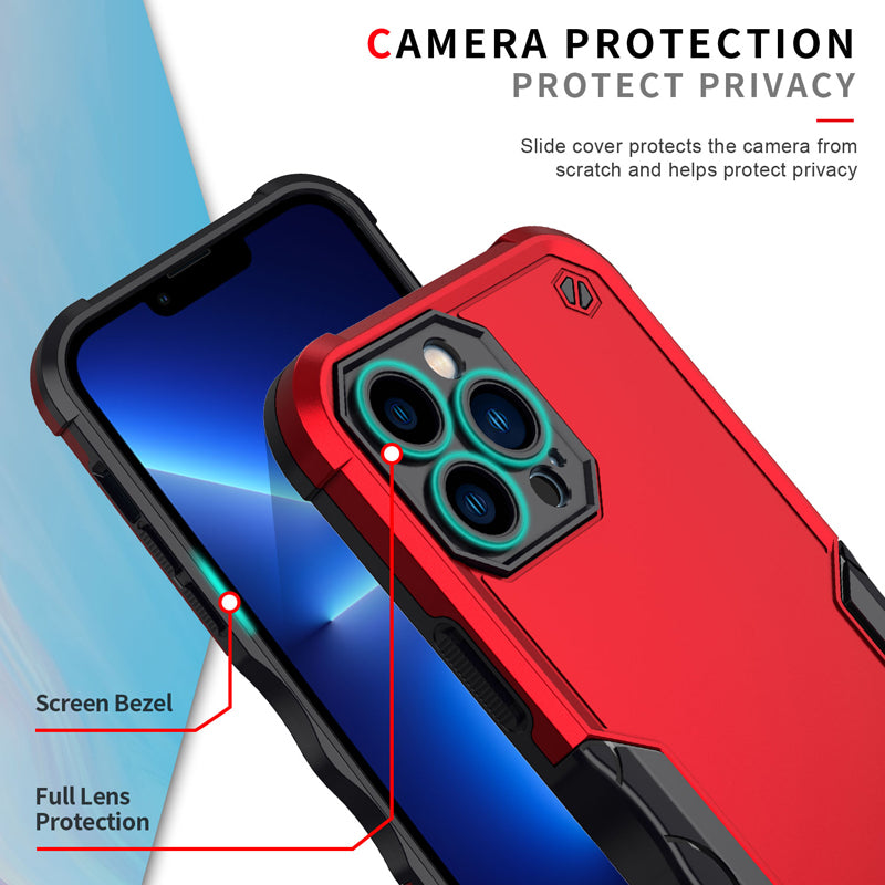 Shockproof Armor Case – Anti-Shock/Fall Protective Back Cover for iPhone Models, Durable and Rugged Design