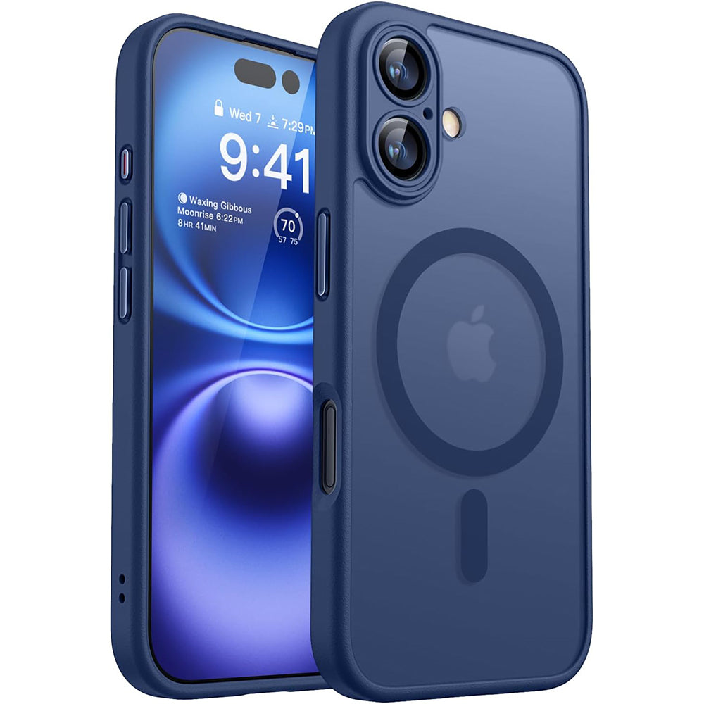 Premium Magnetic Armor Shockproof iPhone Case Wireless Charging, Matte Translucent Protection, Durable and Stylish Cover