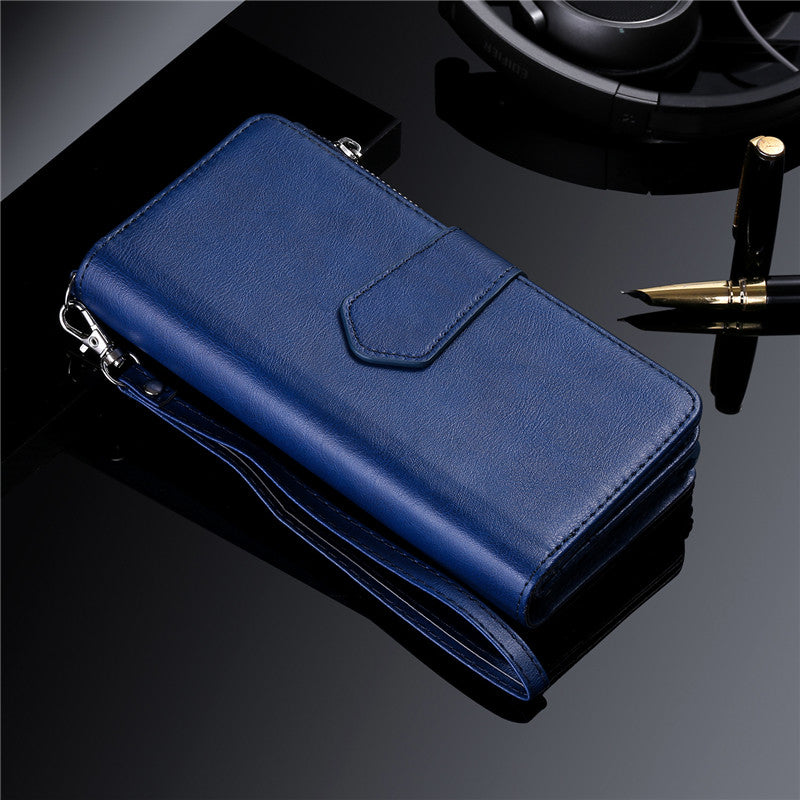 Luxury Magnetic Detachable Wallet Case – Premium Leather Flip Cover, Card Slots, Handbag Design, Stand Feature for iPhone