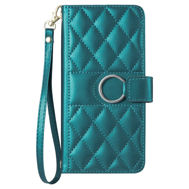 Luxury Leather Flip Phone Case – Premium Wallet, Bracket Protection,  Elegant Cover with Card Slots, Durable & Functional