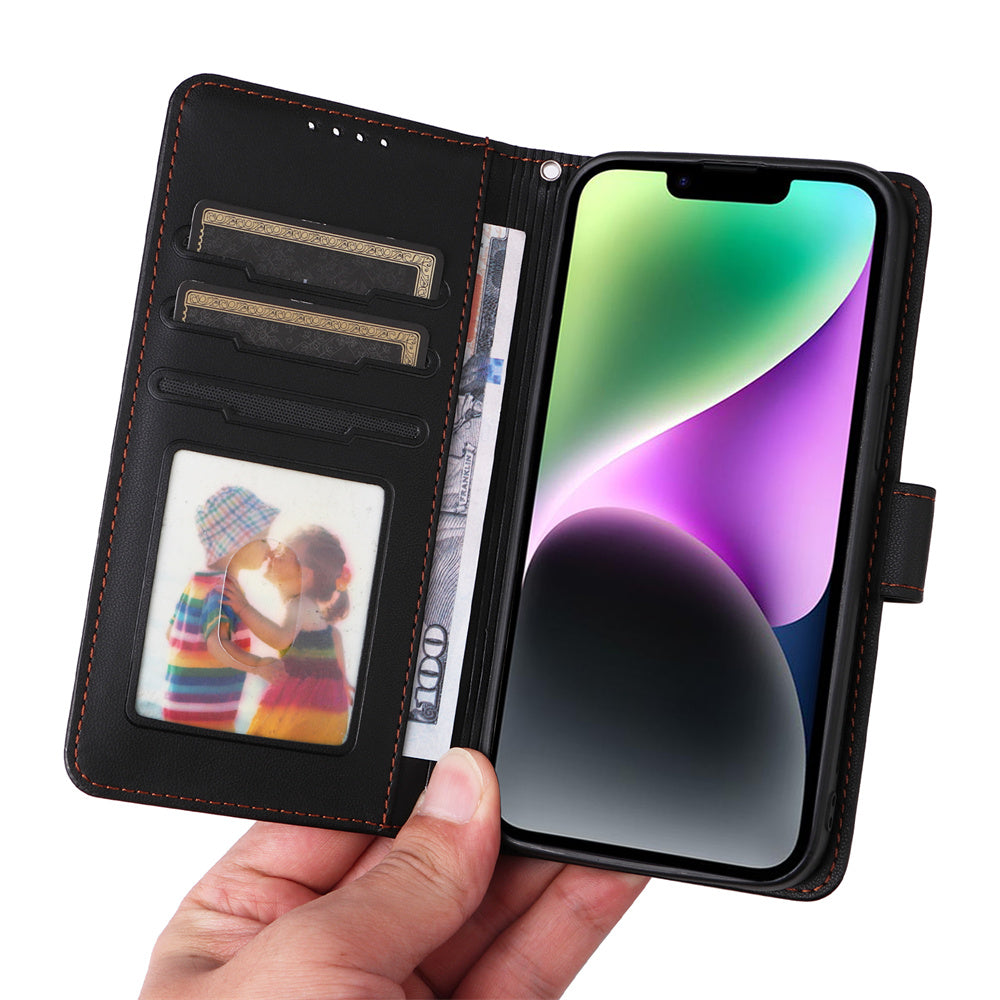 Luxury 2-in-1 Detachable Wallet Case – Magnetic Leather Folio, Card Holder, Kickstand, Secure Clasp, Stylish & Durable Protection