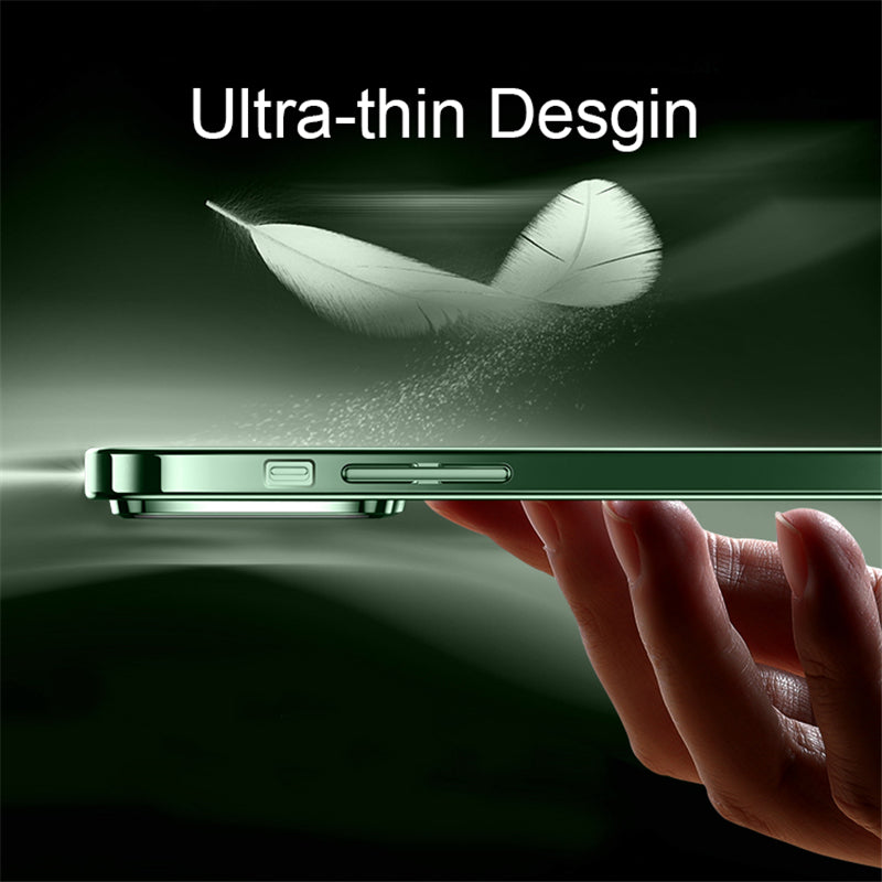 Premium Clear MagSafe iPhone Case - Ultra-Thin, Shockproof, Scratch-Resistant, Wireless Charging Compatible,