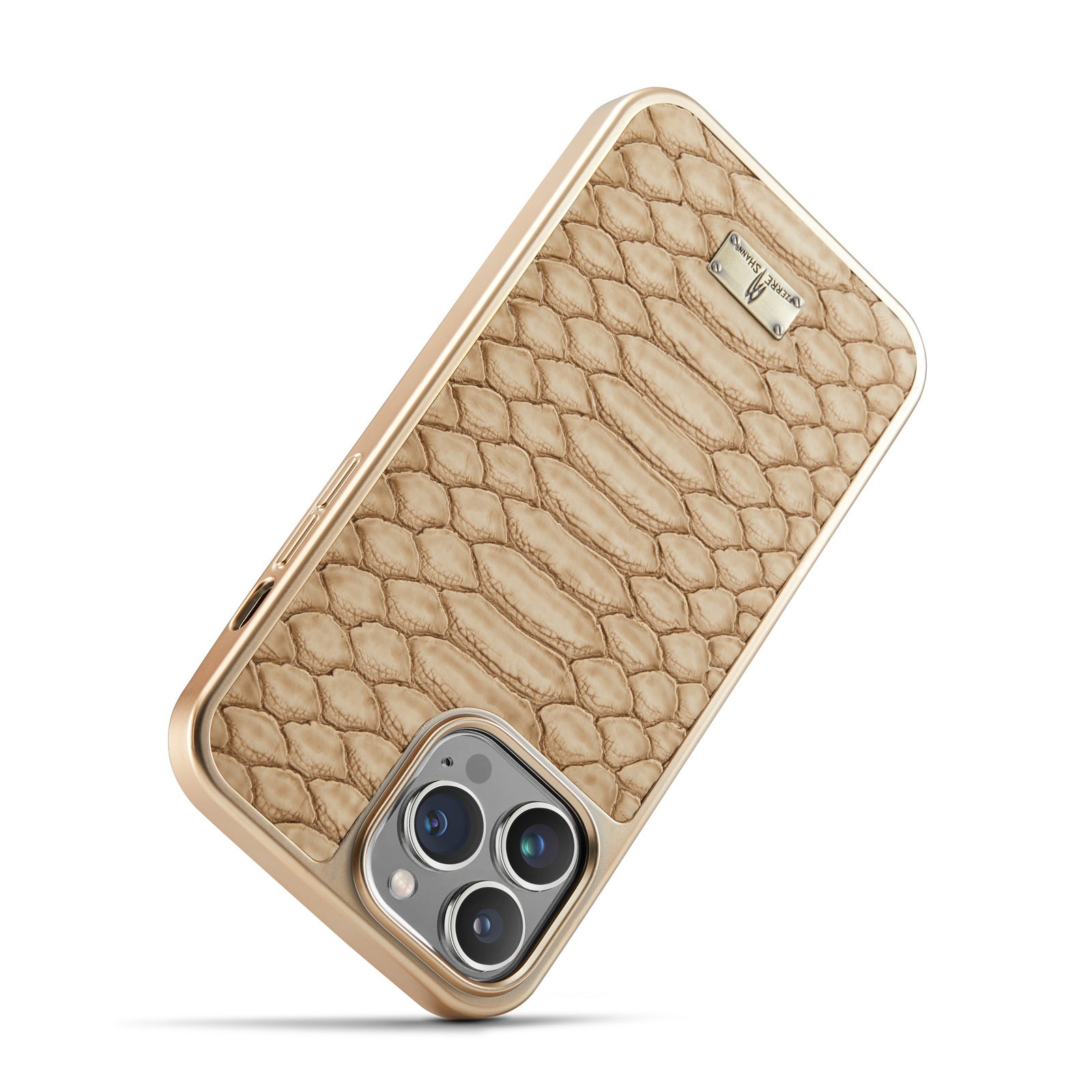 Luxury Leather Plating Shockproof Phone Case - Protective Snake Texture Durable Bumper Design for Enhanced Phone Protection