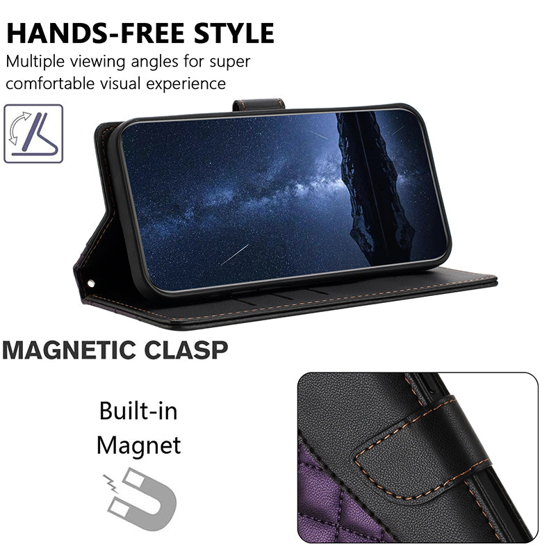 Luxury Quakeproof Flip Leather Wallet iPhone Case – Premium Shockproof Protection, Card Slot, Magnetic Closure, Stylish Design for iPhone