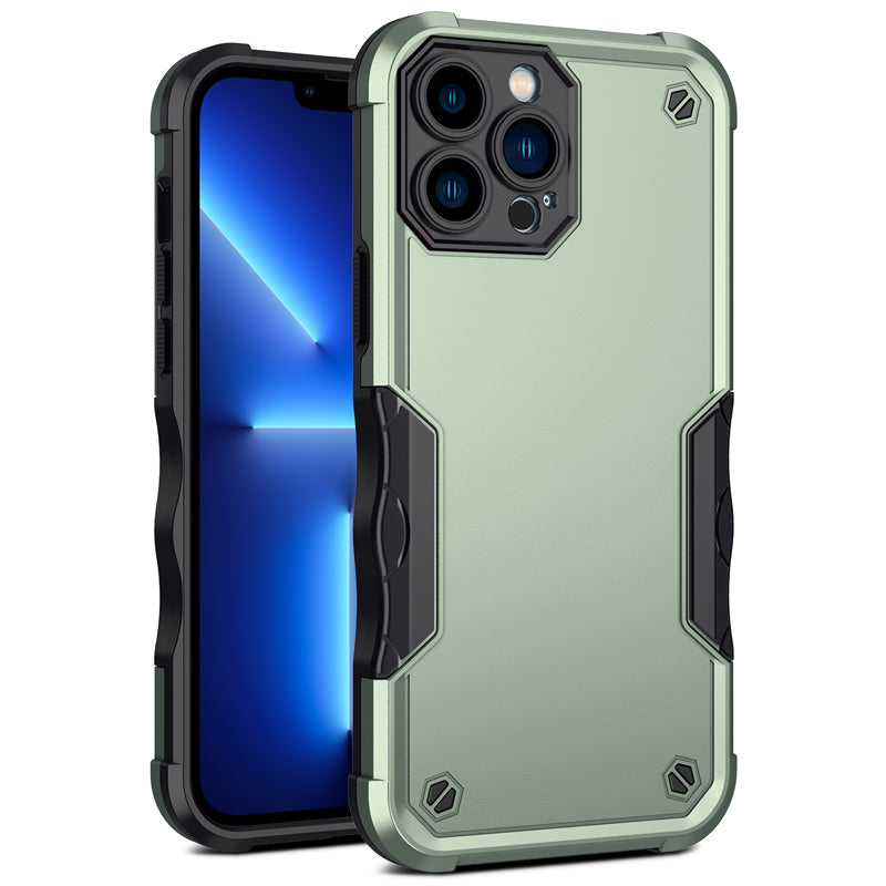 Shockproof Armor Case – Anti-Shock/Fall Protective Back Cover for iPhone Models, Durable and Rugged Design