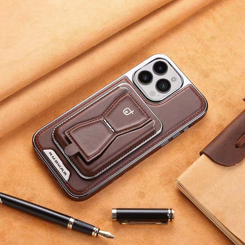 Luxury Leather Wallet Stand Phone Case – Card Holder, Premium Protection, Durable Flip Cover, and Stylish Design for iPhone Models