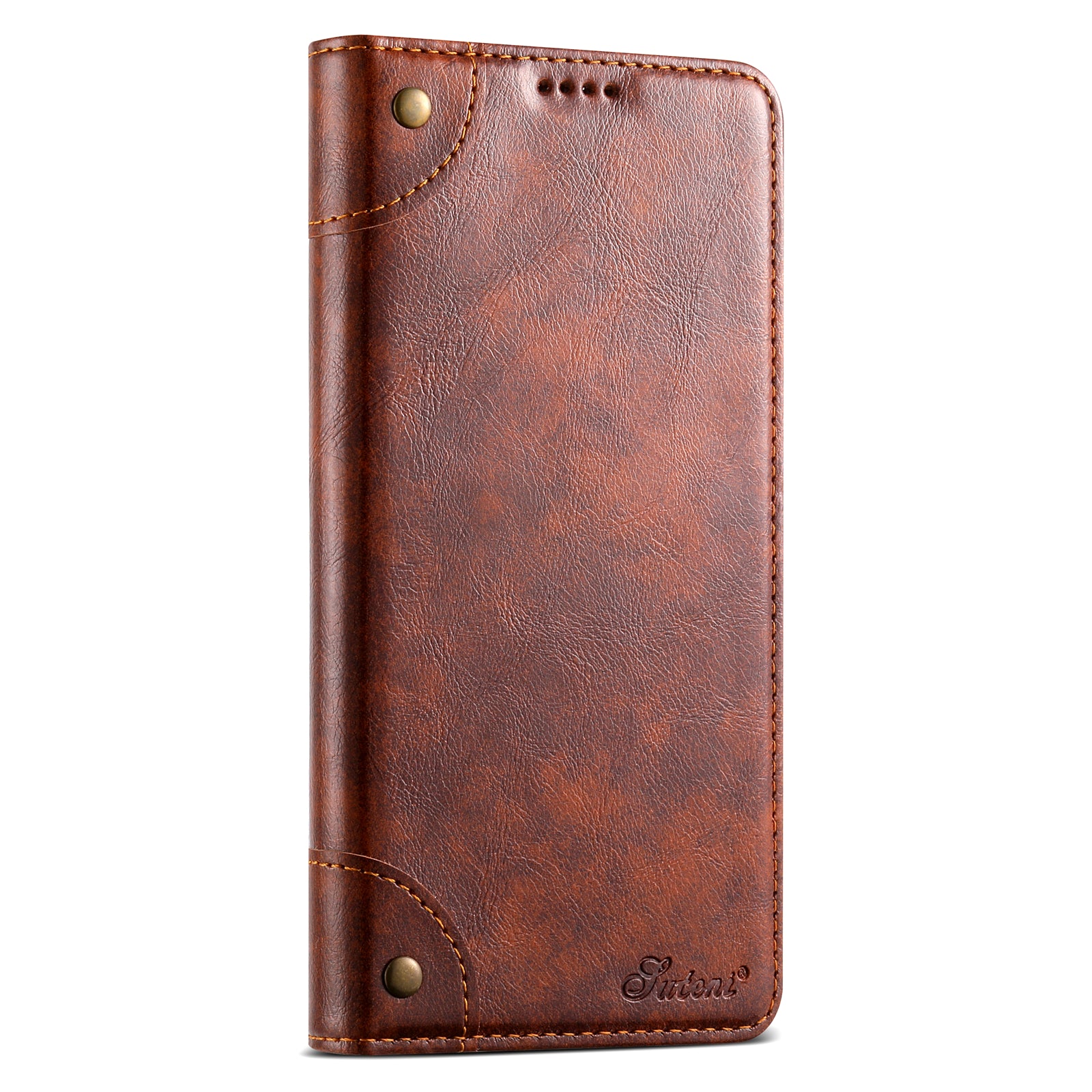 Retro Leather Flip Wallet Case – Magnetic Closure, Card Slots, Shockproof Protection, Elegant Vintage Design, Durable PU Leather Cover for iPhone