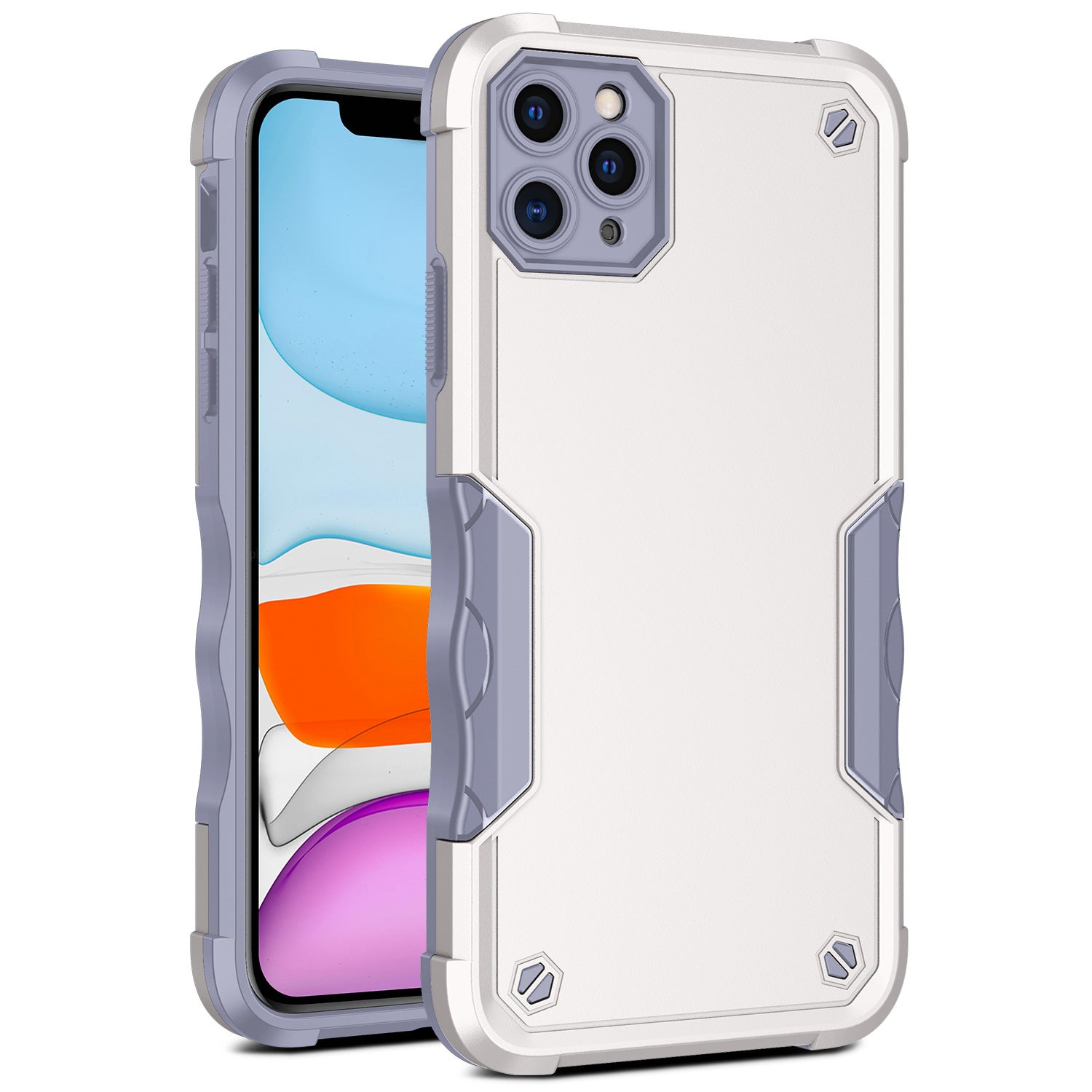 Shockproof Armor Case – Anti-Shock/Fall Protective Back Cover for iPhone Models, Durable and Rugged Design